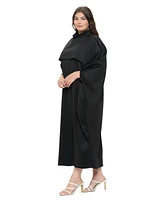 L I V D Plus Potter Cape Kaftan Midi Dress