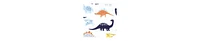 Hudson Baby Baby Boys Hudson Gown, Swaddle Blanket and Cap or Headband, Hugasaurus, 0-6 Months