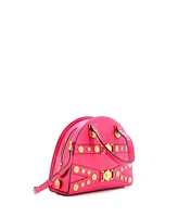 Pre-Owned Versace Medium Tribute Medallion Bowling Bag Leather