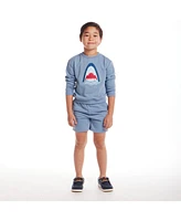 Andy & Evan Toddler Boys Toddler/Child Ls Crew Short Sweat Set