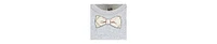 Hudson Baby Boys Cotton Bodysuit, Pant and Shoe Set, Plaid Bow Tie, 9-12 Months