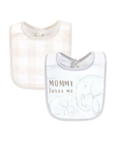 Hudson Baby Cotton Bib and Sock Set, Little Peanut, One Size