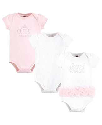 Hudson Baby Girls Cotton Bodysuits, Sparkle Princess Tutu, 9-12 Months