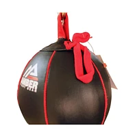 Amber Fight Gear Boxing Mma Muay Thai Fitness Workout Training Leather Punching Floor to Ceiling Speed Dodge Ball Double End Bag Professional with Bun