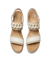 Clarks Collection Women's Wrenly Eve Wedge Sandals
