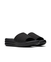 Clarks Women's Cloudsteppers Drift Twist Slip-On Sandals