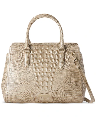 Brahmin Finley Leather Satchel