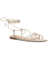 I.n.c. International Concepts Women's Kharmaa Lace-up Flat Sandals, Exclusively at Macy's