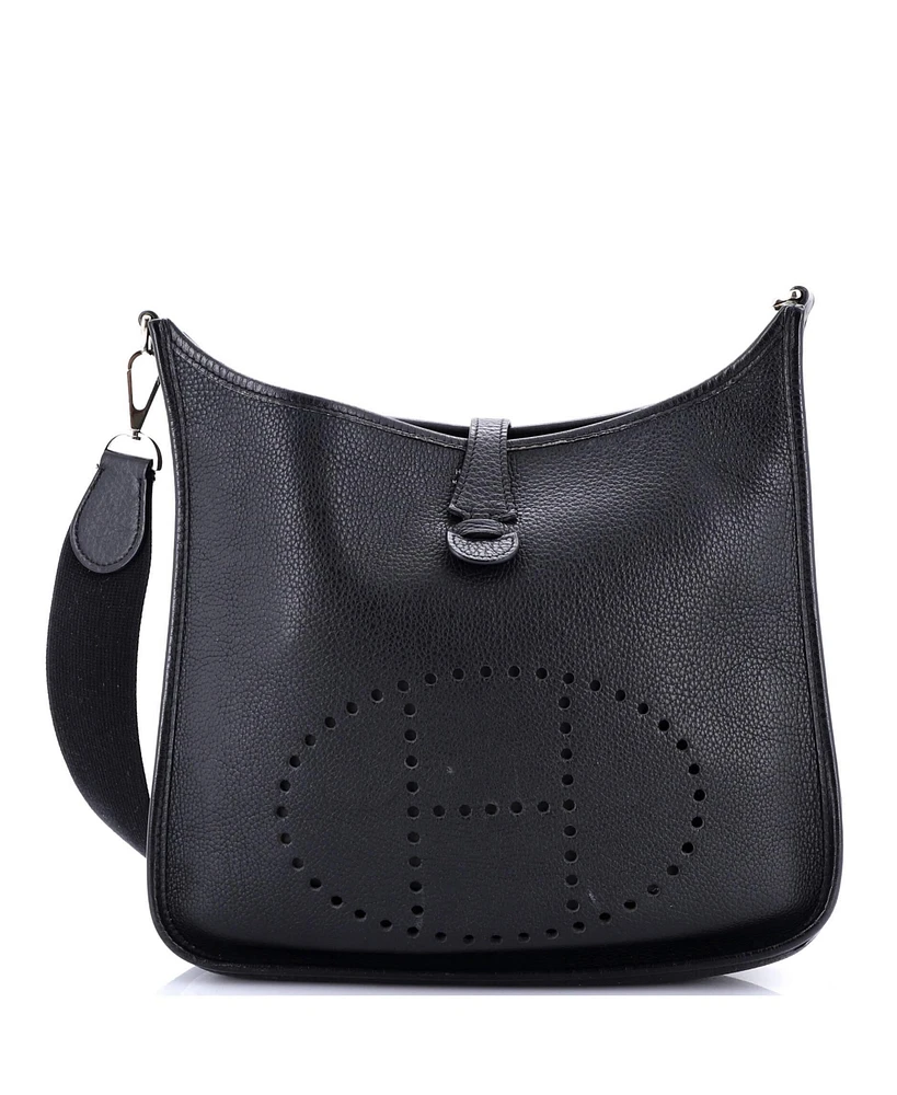 Pre-Owned Hermes Pm Evelyne Bag Gen I Clemence