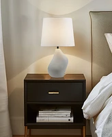 Ink+Ivy 21.75" ZenGlossy Asymmetrical Ceramic Table Lamp