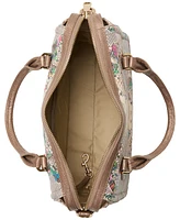 Brahmin Micaela Multi Piaffe Leather Satchel