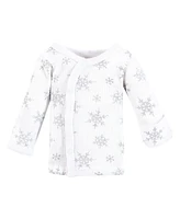 Hudson Baby Baby Girls Hudson Thermal Preemie Layette 4pc Set, Snowflake, Preemie