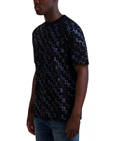 Karl Lagerfeld Paris Men's Cascading Logo T-Shirt