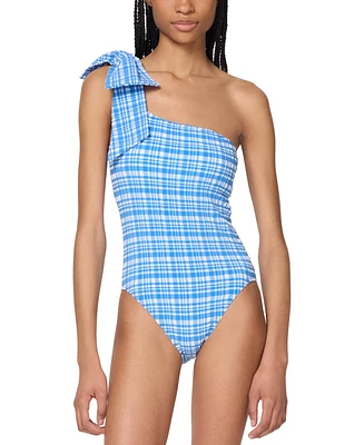 Kate Spade New York Women's One-Shoulder One-Piece Swimsuit