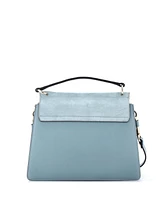 Pre-Owned Chloe Small Faye Top Handle Bag Leather and Suede