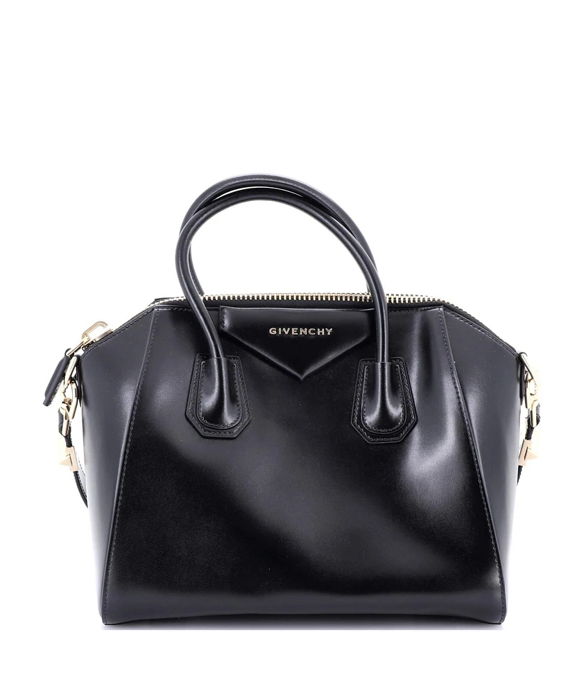 Pre-Owned Givenchy Small Antigona Bag Glazed Leather