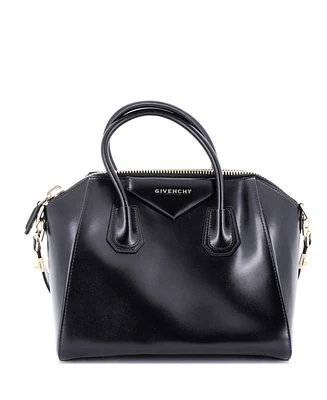 Pre-Owned Givenchy Small Antigona Bag Glazed Leather