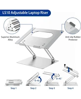 LS10 and LSX6N Ergonomic Laptop Stand Foldable & Portable Lightweight and compact design