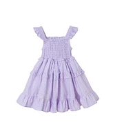 Andy & Evan Little Girls Toddler/Child Ditsy Floral Print Ruffle Tiered Dress