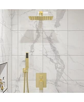 10 Inch Square Bathroom Shower Combo Set