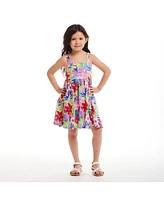 Andy & Evan Toddler Girls Toddler/Child Tropical Print Dress