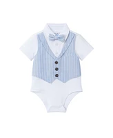 Andy & Evan Baby Boys Polo Onsie Vest Set