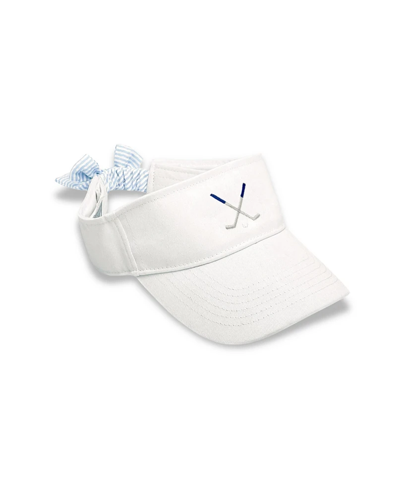 Bits & Bows Girls Golf Clubs Bow Visor