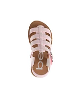Bebe Toddler Girls Flower Print Lining with Fisherman Sandals