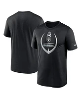 Nike Men's Black Las Vegas Raiders Icon Legend Performance T-Shirt