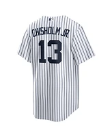 Nike Men's Jazz Chisholm Jr. White New York Yankees Home Replica Player Jersey