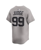 Nike Men's Aaron Judge Gray New York Yankees Road Limited Player Jersey