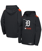 Nike Big Boys and Girls Navy Detroit Tigers Authentic Collection Performance Pullover Hoodie