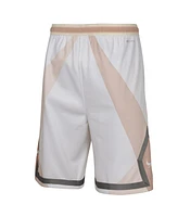 Nike Big Boys and Girls White Chicago Bulls 2024/25 City Edition Swingman Performance Shorts