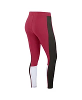 Wear by Erin Andrews Women's Cardinal/Black Arizona Cardinals Color Block Leggings