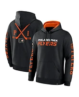 Fanatics Men's Black Philadelphia Flyers Big City Legacy Fleece Pullover Hoodie