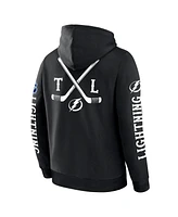 Fanatics Men's Black Tampa Bay Lightning Big City Legacy Fleece Pullover Hoodie