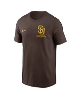 Nike Men's Fernando Tatis Jr. Brown San Diego Padres 2024 Mlb World Tour Seoul Series Name Number T-Shirt