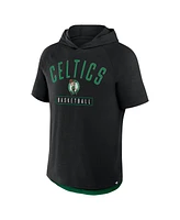 Fanatics Men's Black Boston Celtics Pass Legend Hooded T-Shirt