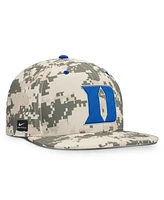 Nike Men's Digital Camo Duke Blue Devils 2025 Dugout True Performance Fitted Hat