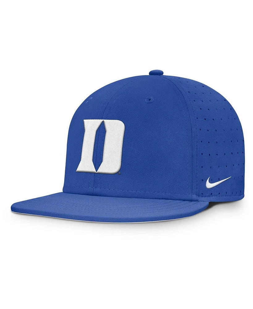 Nike Men's Royal Duke Blue Devils On-Field Dugout True Performance Fitted Hat