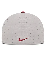 Nike Men's Gray Alabama Crimson Tide On-Field Dugout True Performance Fitted Hat