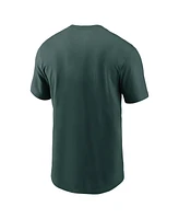 Nike Men's Green Athletics Team Block T-Shirt