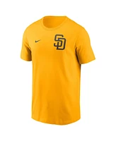 Nike Men's Gold San Diego Padres 2-Hit T-Shirt