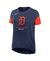 Nike Women's Navy Detroit Tigers Flowy T-Shirt