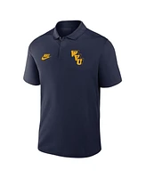 Nike Men's Navy West Virginia Mountaineers Primetime Victory Legacy Vault Logo Performance Polo Shirt