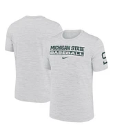 Nike Men's Michigan State Spartans Velocity Baseball Wordmark Stack Performance T-Shirt