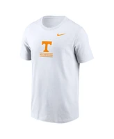 Nike Men's White Tennessee Volunteers 2-Hit T-Shirt
