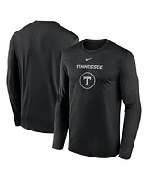 Nike Men's Black Tennessee Volunteers 2024 On-Court Basketball Practice Legend Performance Long Sleeve T-Shirt