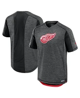 Fanatics Men's Black Detroit Red Wings Authentic Pro Rink Tech T-Shirt