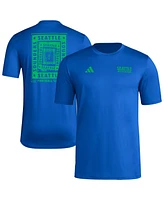 Adidas Men's Blue Seattle Sounders Fc Local Wrap T-Shirt